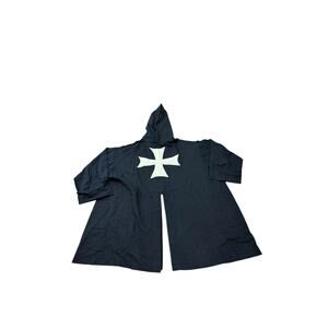 Windlass Midevil Renaissance Knight Black Pullover Costume Black S/M